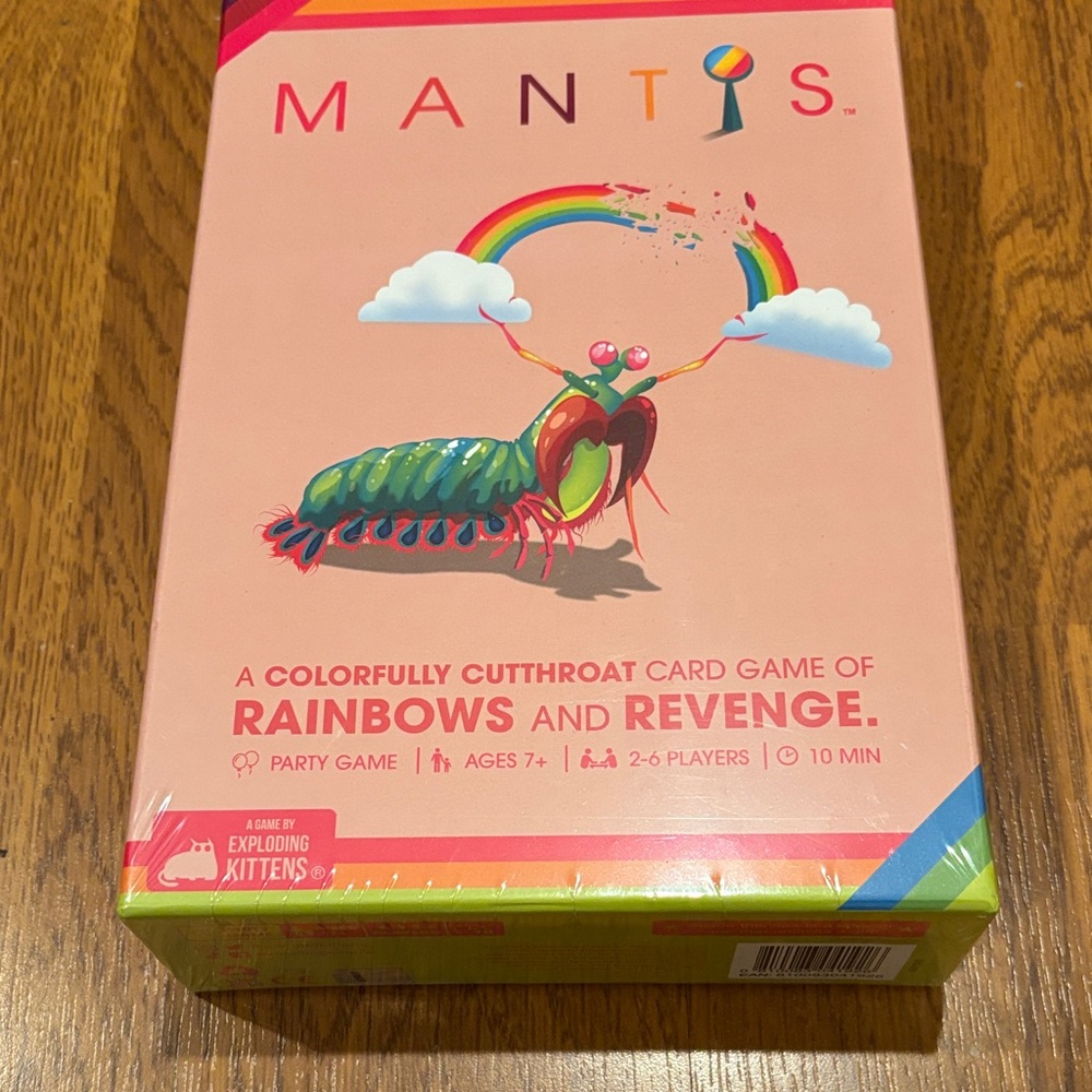 Mantis Cutthroat Card Game of Rainbows And Revenge Sealed Box